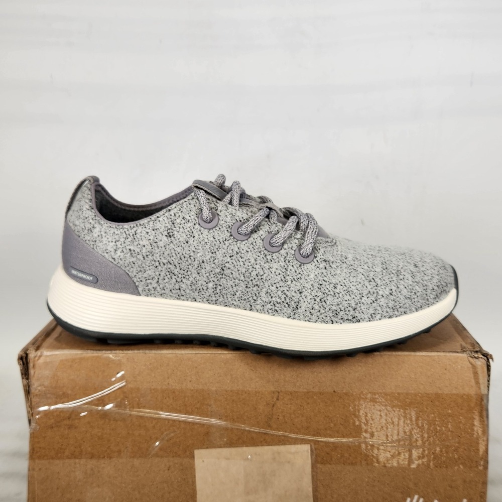 Allbirds Wool Runner Mizzle Women Size 8.5 Medium Grey Waterproof Sneakers